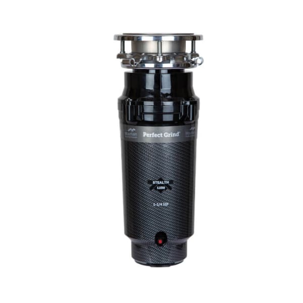 Perfect Grind® STEALTH 1250 Waste Disposer - Continuous Feed 3-Bolt Mount 1-1/4 HP - No Finish