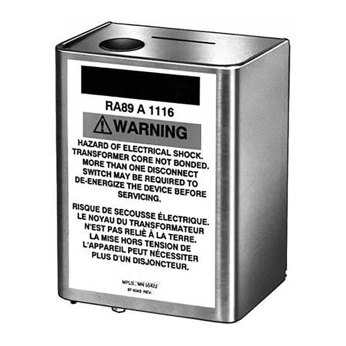 Resideo RA89A1116/U Switching Relay, 120 VAC 50/60 Hz, SPST Line Voltage