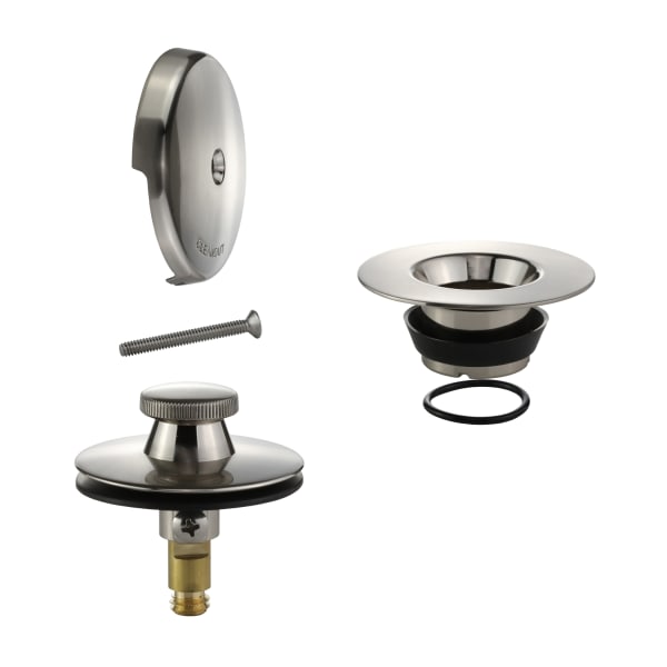 Wasate & Overflow, Lift & Turn - 1 Hole Overflow Plate
