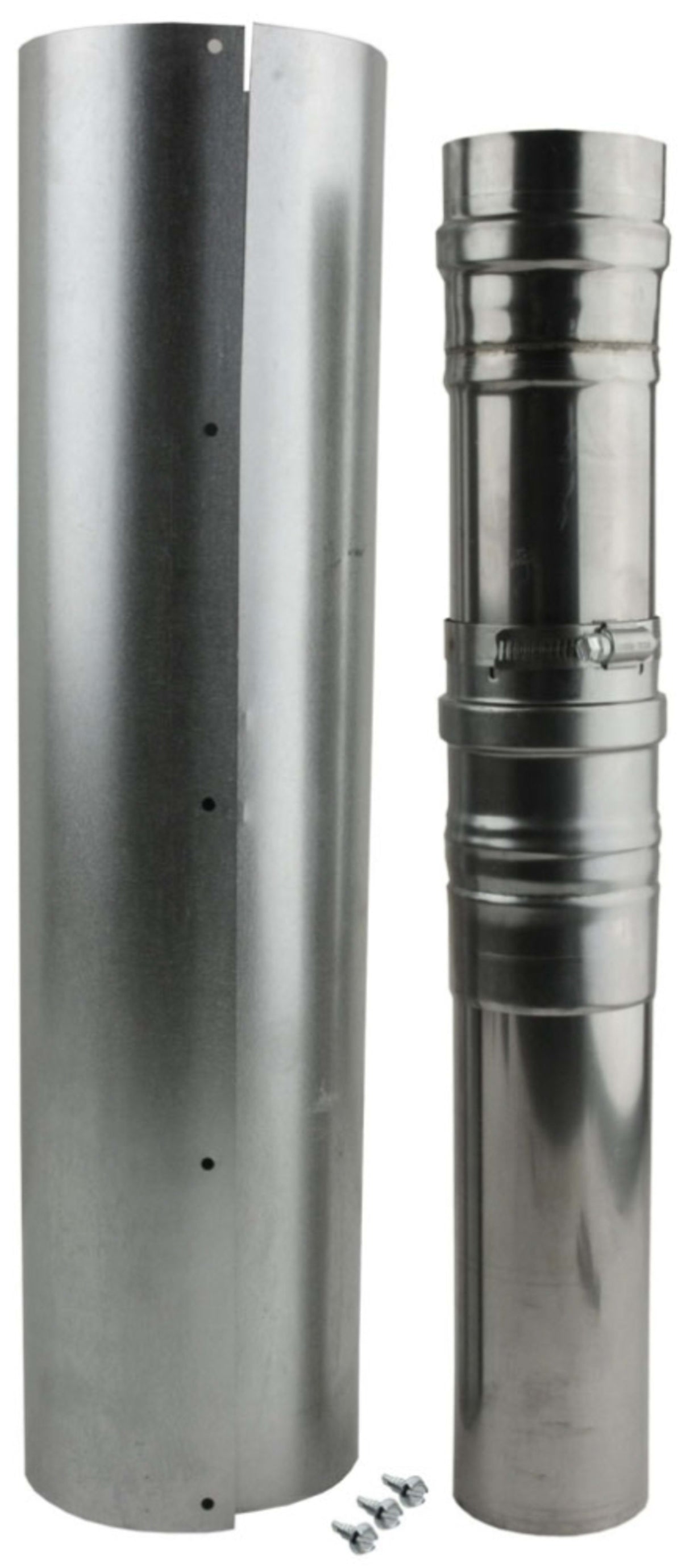 Rheem 7.5 to 22" L, Stainless Steel, Straight, Adjustable, Concentric, Water Heater Vent