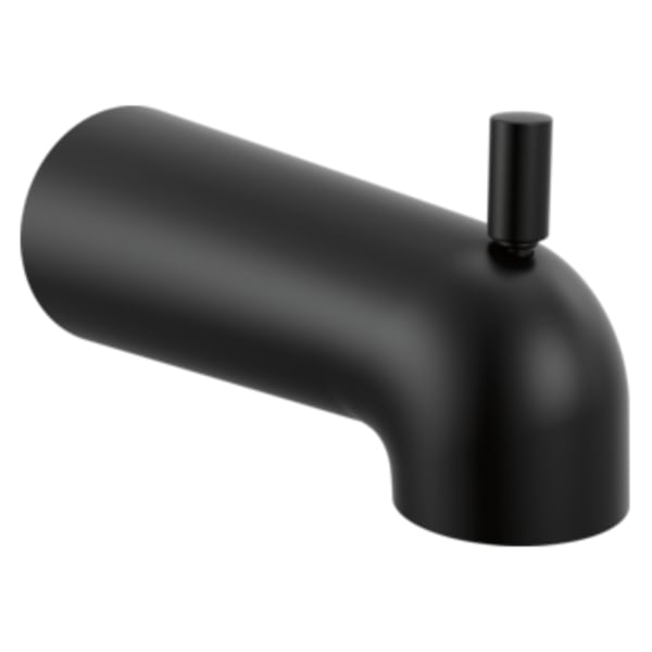 Delta Modern Tub Spout Pull Up Diverter Matte Black