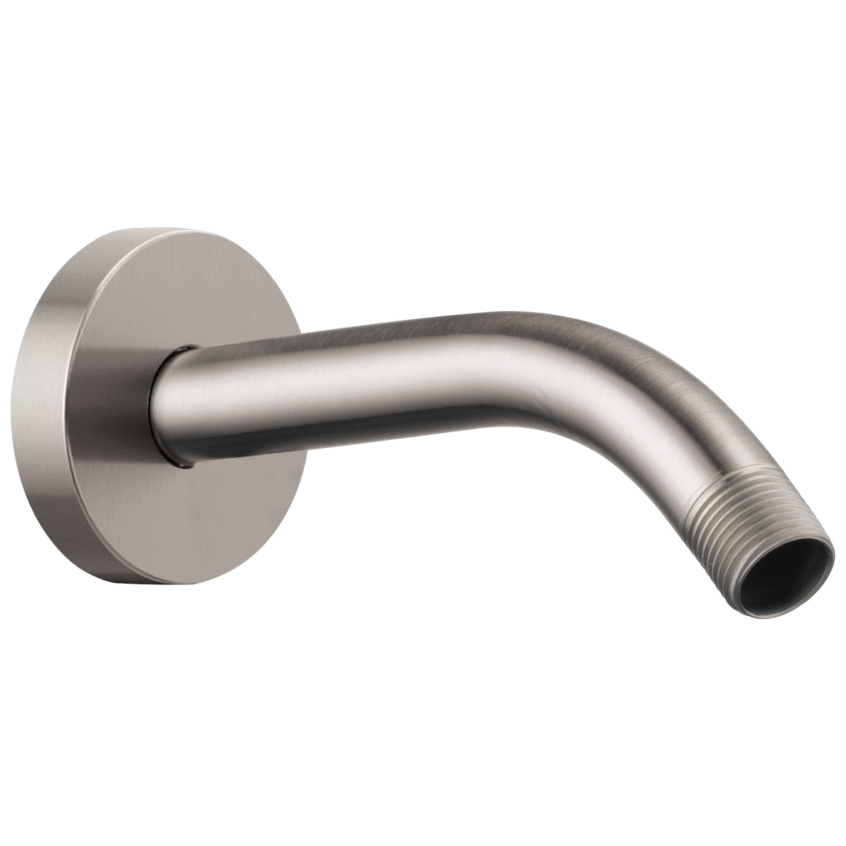 Brizo RP74751NK Essential™ 7" Linear Round Wall Mount Shower Arm And Flange Luxe Nickel