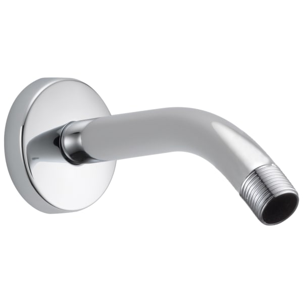 Brizo Essential™ 7" Linear Round Wall Mount Shower Arm And Flange Chrome