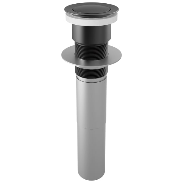 Brizo Push Button Pop-Up Without Overflow Matte Black