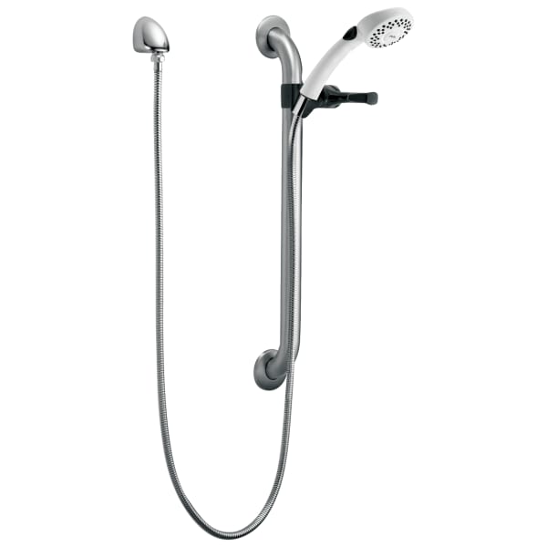 Delta Commercial HDF® HDF Slide Bar Handshower Stainless And White