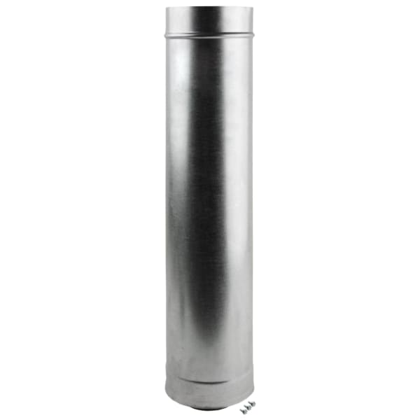 24" L, Stainless Steel, Concentric, Straight, Vent for RUTG-64DV/RUTG-84DV/RUTG-95DV Tankless Water Heater