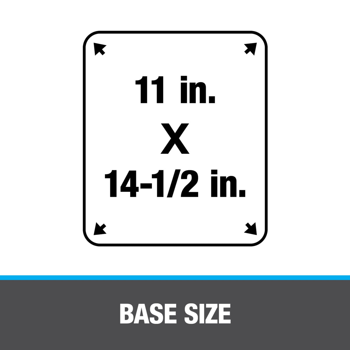Oatey® 3 in. Galvanized 11 in. x 14-1/2 in. Base Roof Flashing