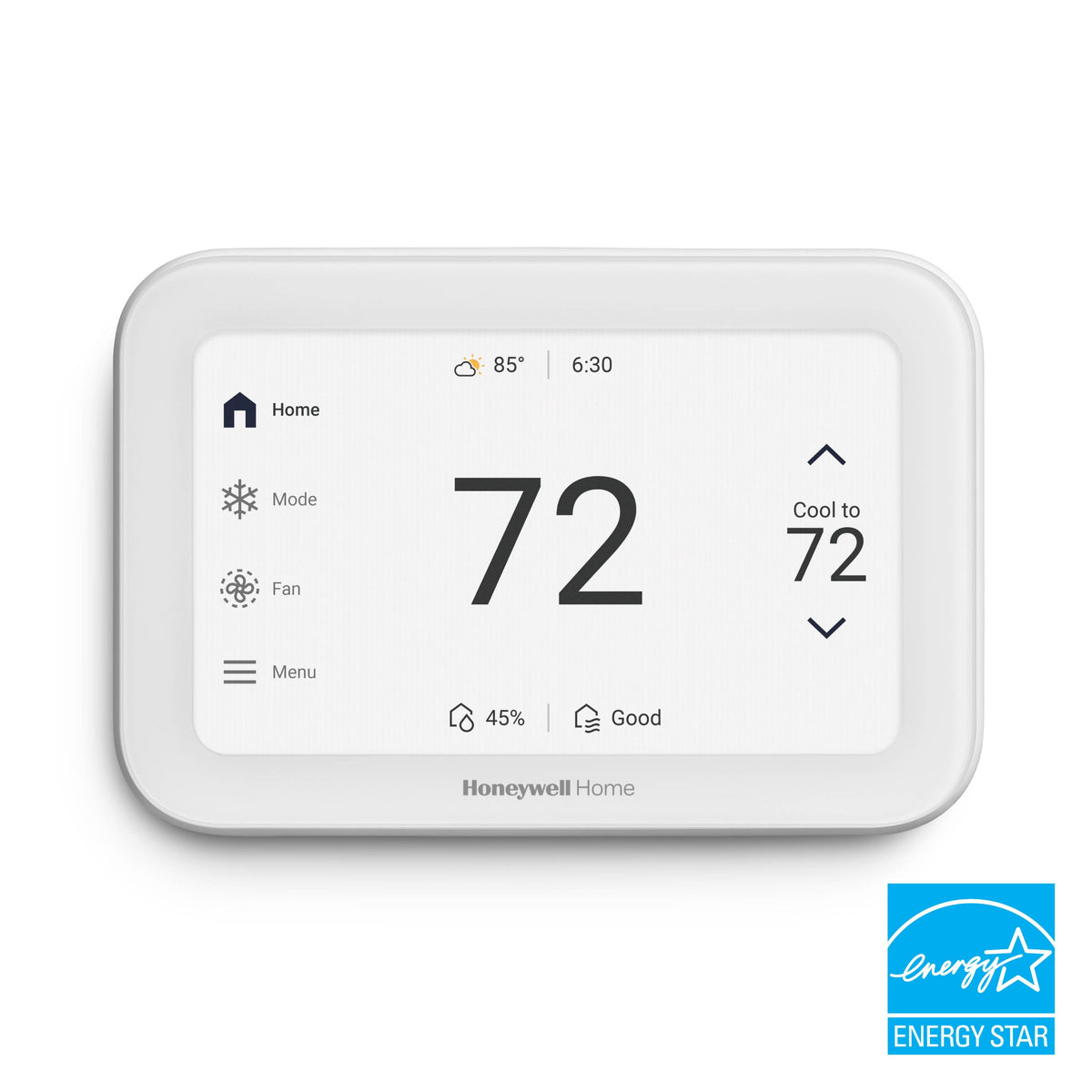 Honeywell Home THX1100W3/U ElitePRO S1100 Thermostat, 5 in, White