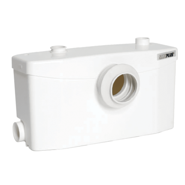 Saniplus Full-bathroom Macerating Pump - 1/2hp - 3pcs/4pcs - Install with any Saniflo bowls & Tank