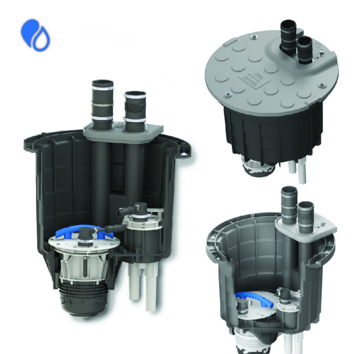 Saniflo The Sanipit 24 GR is the ideal Retrofit 1HP Grinder Pump! Easily upgrade Your Sewage ejector pump.
