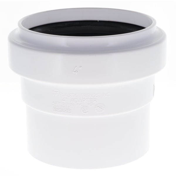 4" Adapter (Male) - Gasketed, Sewer & Drain Fitting