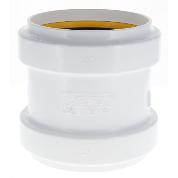 6" Coupling - Gasketed, Sewer & Drain Fitting