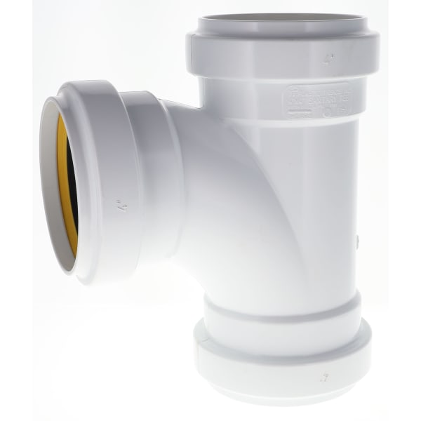 4" Sanitary Tee - Gasketed, Sewer & Drain Fitting