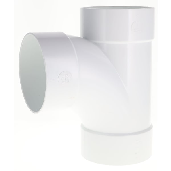 4" Sanitary Tee - Solvent Weld, Sewer & Drain Fitting