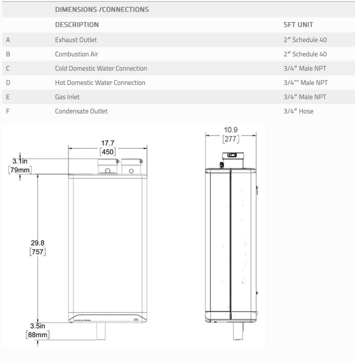 IBC SFT-199-1 Tankless Water Heater