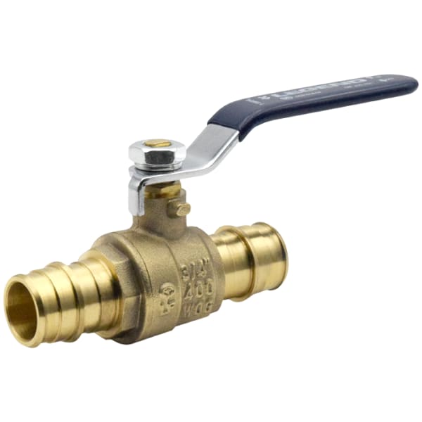 1/2" - F1960, No Lead DZR Forged Brass Cold Expansion PEX Ball Valve