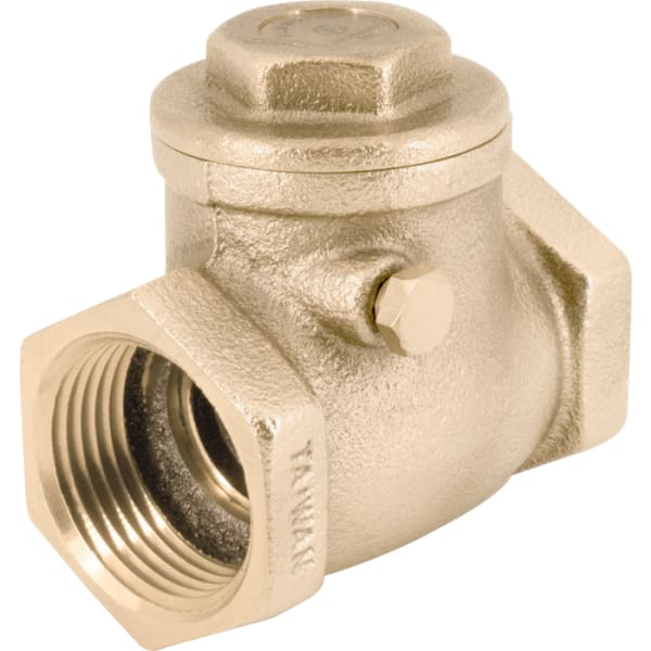 1-1/2" - FIP x FIP, No Lead Forged Brass Swing Check Valve