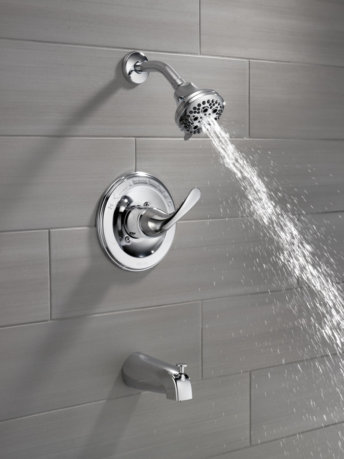 Delta Classic Monitor® 13 Series Tub & Shower Trim Chrome