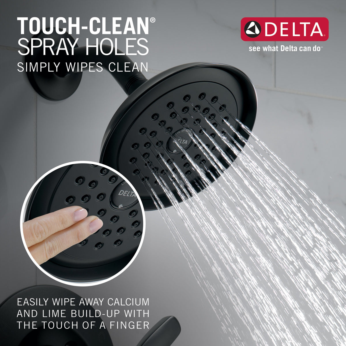 Delta Woodhurst™ Shower Trim Matte Black