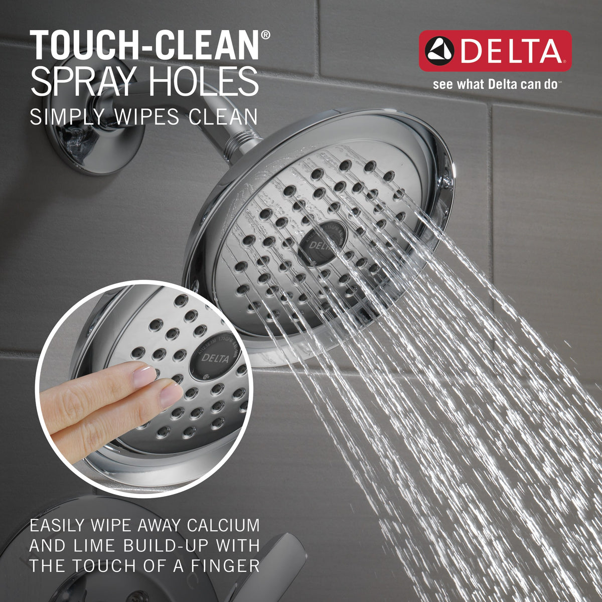 Delta Woodhurst™ Tub/Shower Trim Chrome