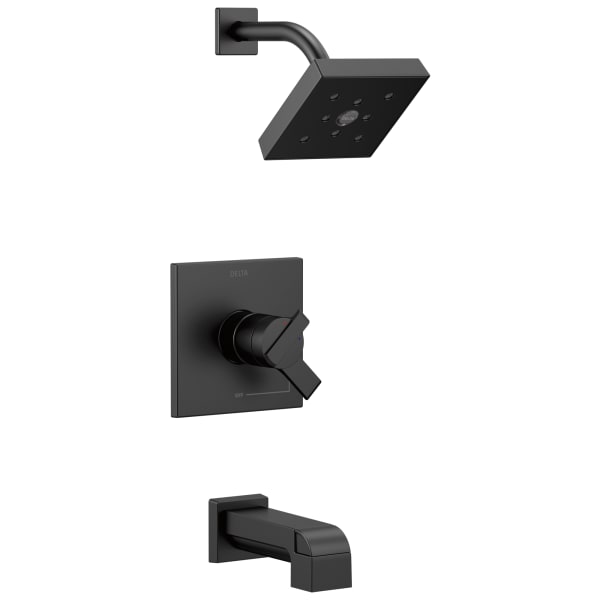 Delta Ara® Monitor® 17 Series H2OKinetic® Tub & Shower Trim Matte Black