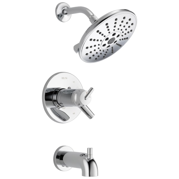 Delta Trinsic® TempAssure® 17T Series H2OKinetic® Tub & Shower Trim Chrome