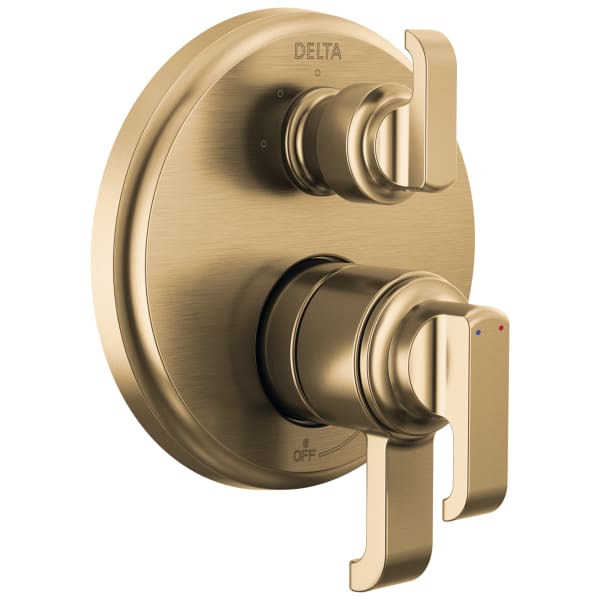 Delta Tetra™ 17 Series Integrated Diverter Trim with 3-Setting Lumicoat® Champagne Bronze