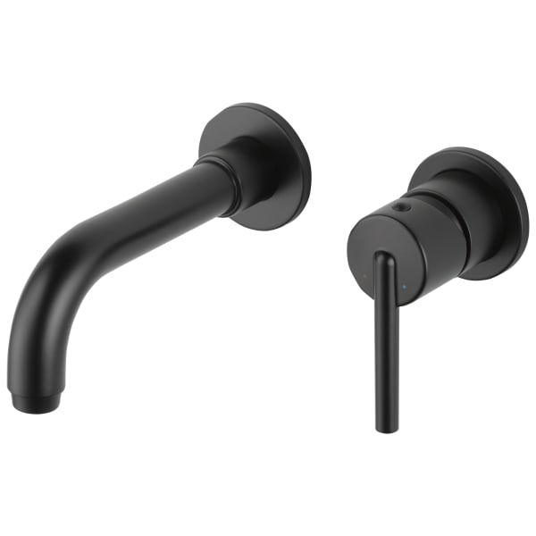 Delta Trinsic® Single Handle Wall Mount Bathroom Faucet Trim Matte Black