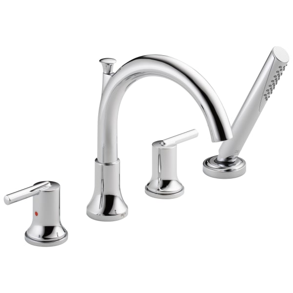 Delta Trinsic® Roman Tub with Handshower Trim Chrome