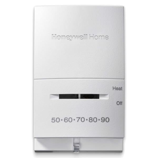 Heat Only Thermostat - 50-90 F for Vdc and millvoltage systems