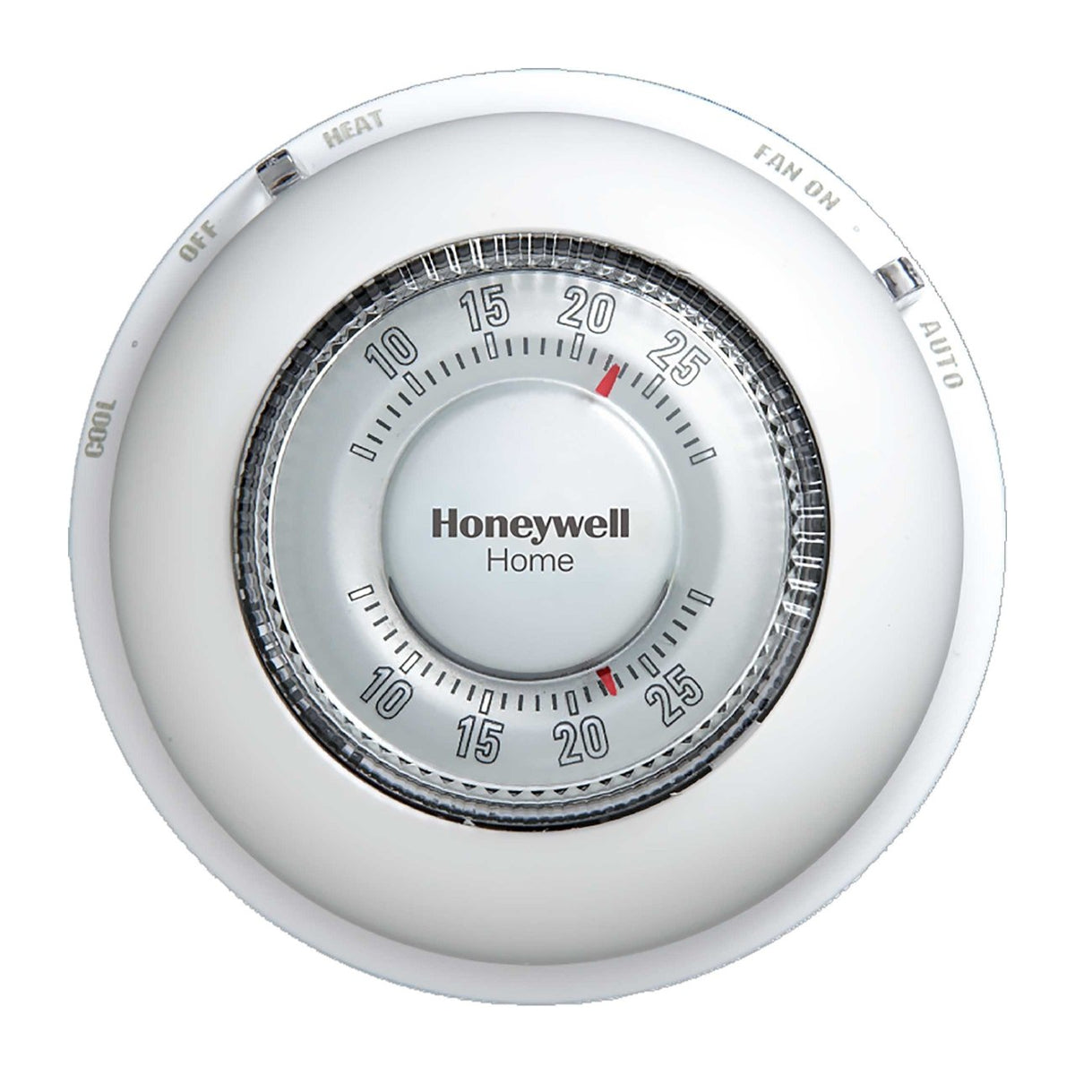 Honeywell Home T87N1000/U T87 1 Heat/1 Cool Thermostat, 40–90°F, Premier White