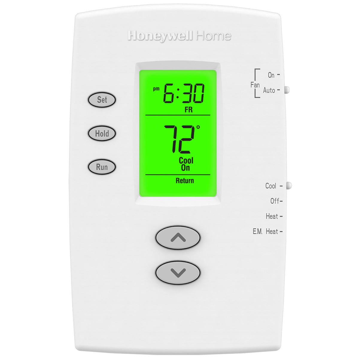 Honeywell Home TH2110DV1008/U Pro 2000 Vertical Programmable Digital Thermostat, 1 Heat/1 Cool