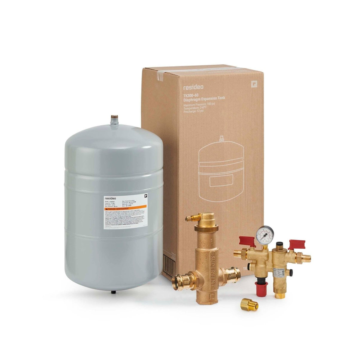 Resideo TK60PV150PNKP/U Boiler Trim Kit with TK300-60, PV150P, SCV and NK300S