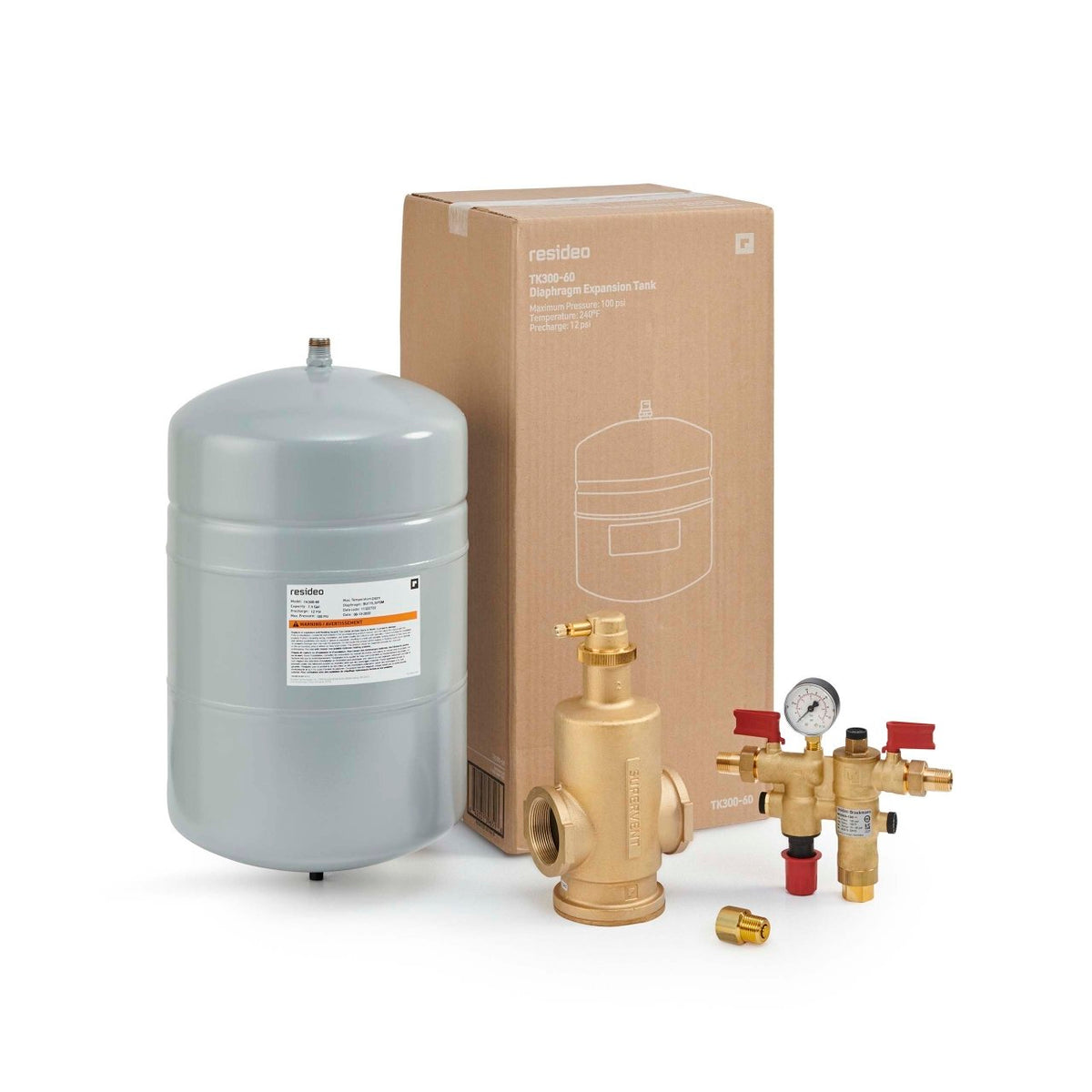 Resideo TK60PV200NK/U Boiler Trim Kit with TK300-60, PV200, SCV and NK300S