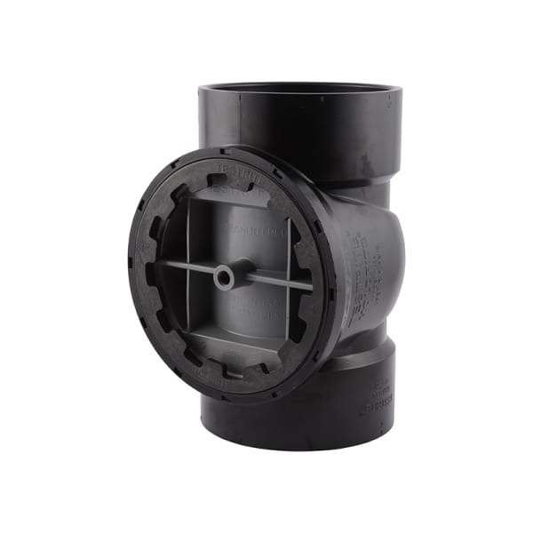 HoldRite® TestRite® 4" ABS DWV Test / Cleanout Tee with Plug