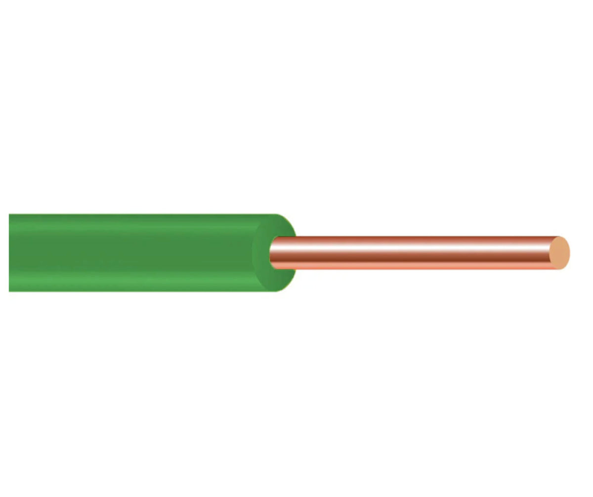 Southwire Green Tracer Wire XHHW-2-14-STR-B for Waste Lines