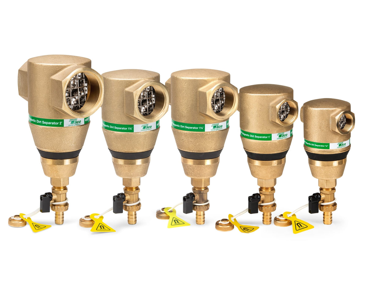 Taco Comfort Solutions MAGNETIC DIRT SEPARATOR (4900 series) - 1" Sweat, Bronze Body