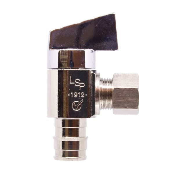 1/2" x 3/8" F1960 x COMP Lead Free Angle Valves