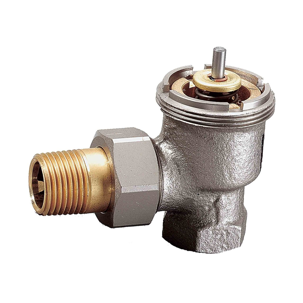 Honeywell Home V110E1012/U V110 Valve Body, 3/4 in, Vertical Angle Pattern, MNPT Tailpiece Outlet