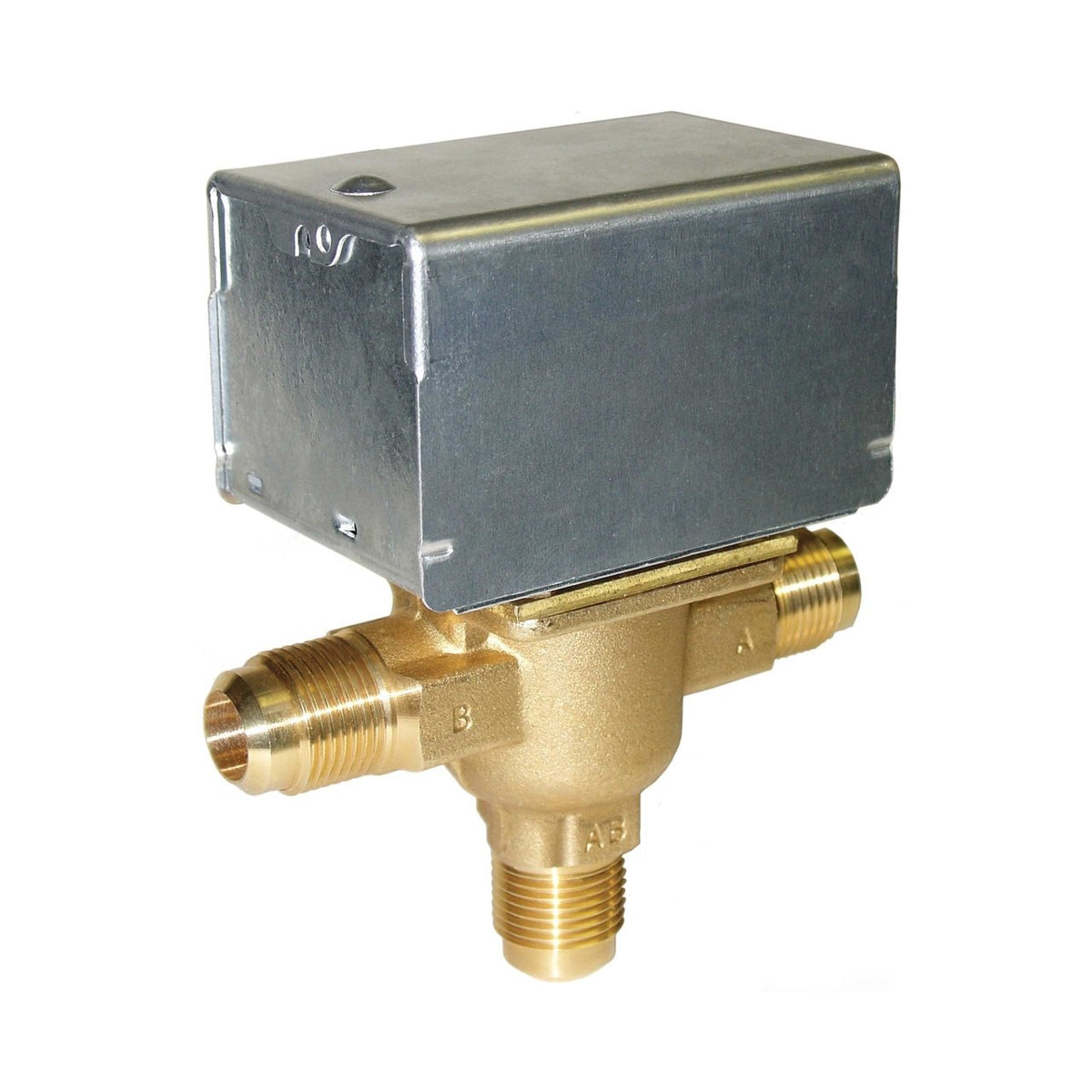 Honeywell Home V8044A1002/U Diverting Valve, 1/2 in Flare, 4 Cv, 24 VAC