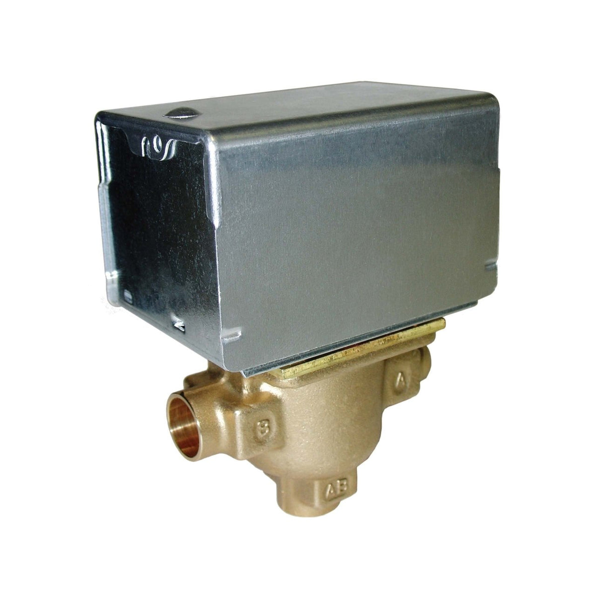 Honeywell Home V8044E1003/U Diverting Valve, 1/2 in Sweat, 4 Cv, 24 VAC