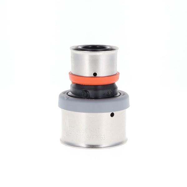 1-1/2" x 1" PEX PureFlow Press Reducing Coupling (Press) - Composite