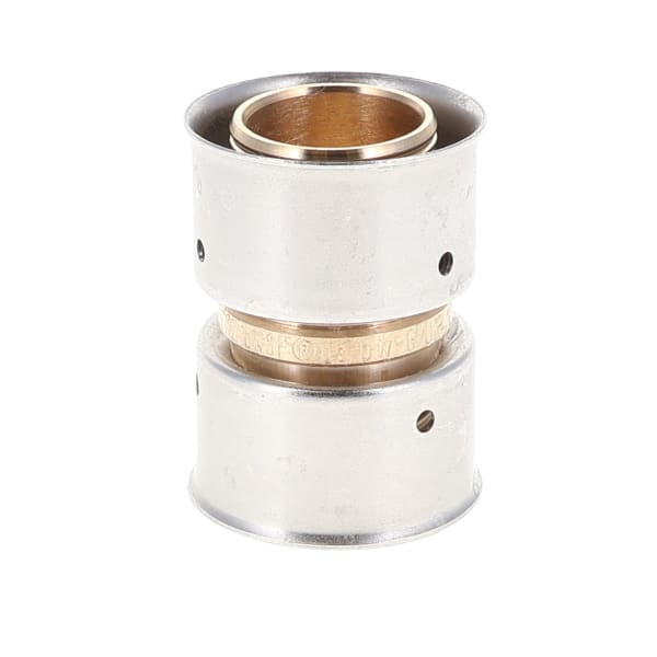 1" PEX Coupling (Press) - PureFlow® Press (Brass)