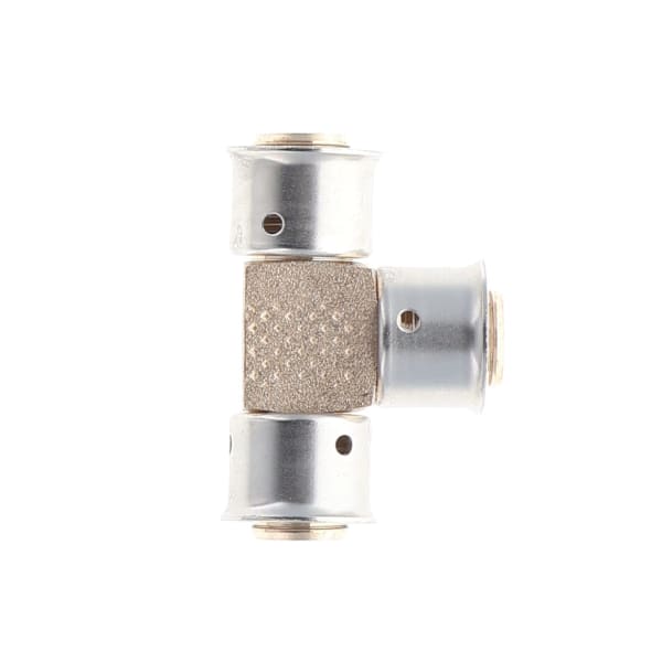 1/2" PEX Tee (Press) - PureFlow® Press (Brass)