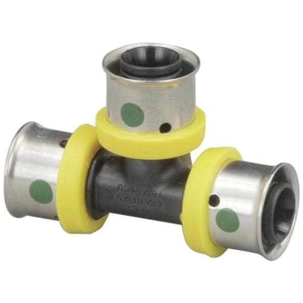 2" x 1-1/2" x 1" PEX Reducing Tee (Press) - PureFlow® Press (Composite)