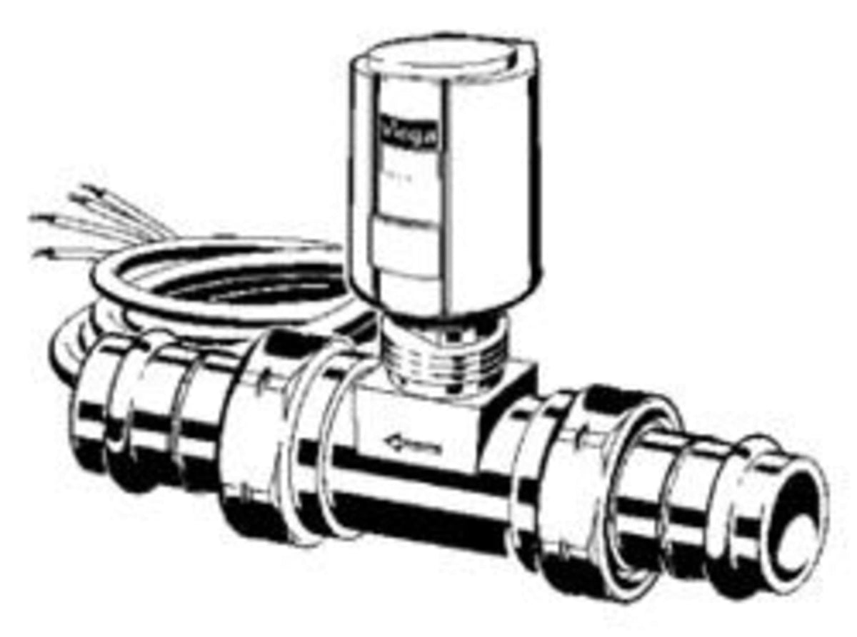 Viega 3/4" x 3/4", ProPress x ProPress, 24 V, 300 mA, 1 W, 50 PSI, Low Zinc Bronze Alloy, Zone Valve