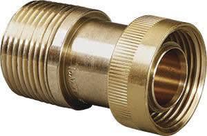 Viega 46646 3/4" x 1" MPT x ManaBloc Supply Reducing Male Adapter, Lead-Free Brass, 160 PSI