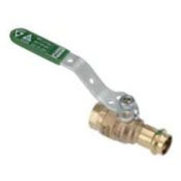 3/4" x 3/4", ProPress x FPT, 250 PSI CWP, Lead-Free, Bronze Body, EPDM Seal, Full Port, 2-Piece, Ball Valve