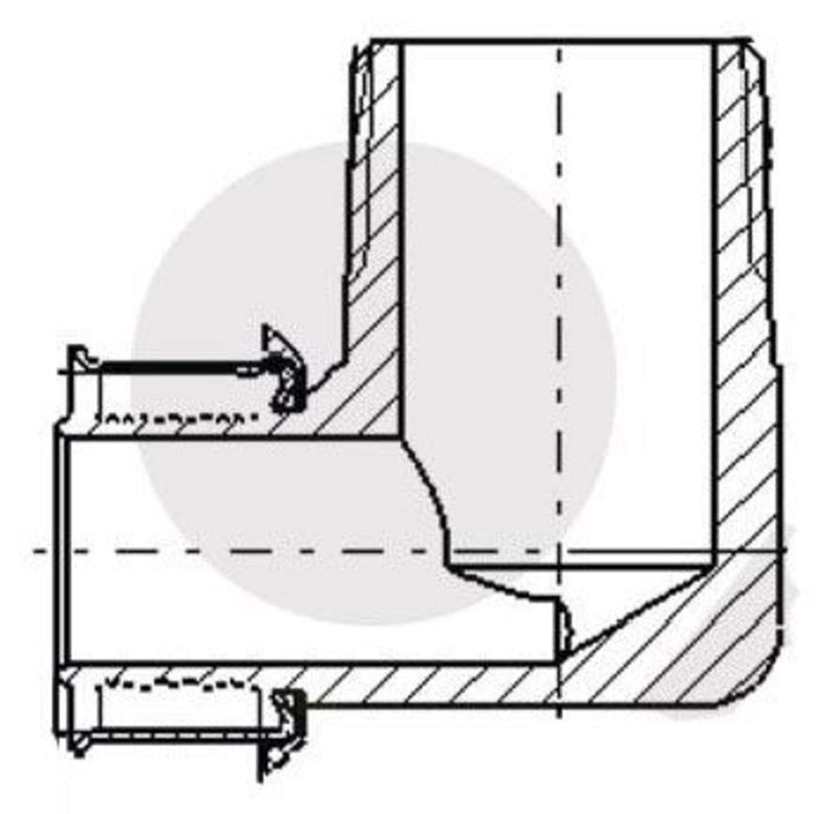 Viega 1" PEX 90° Elbow (Press) - PureFlow® Press (Brass) 92560