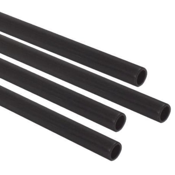 1" PEX x 1" PEX, 20' L, 0.125" Thick, 160 PSI, Black, Blended, High Density Cross-Linked Polyethylene, Tubing